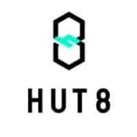 hut 8 mining - logo